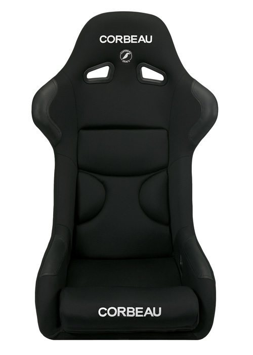 Corbeau FX1 Seats - Black Cloth Wide