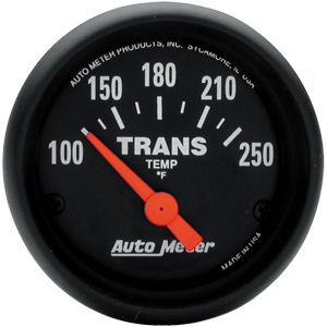 Auto Meter Z Series Short Sweep 2 1/16" Transmission Temperature Gauge - 100-250 Degrees F