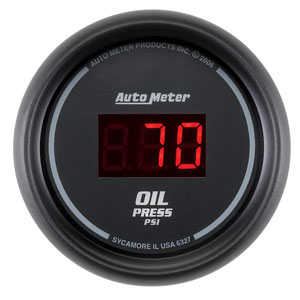 Auto Meter Z Series Digital 2 1/16" Oil Pressure Gauge - 0-100 PSI