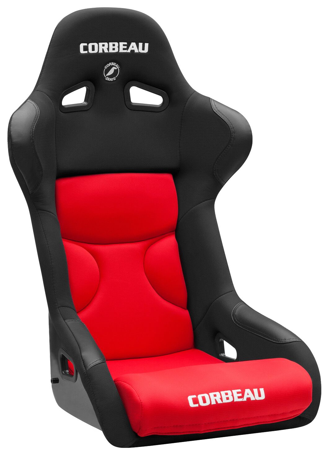 Corbeau FX1 Seats - Black/Red Cloth