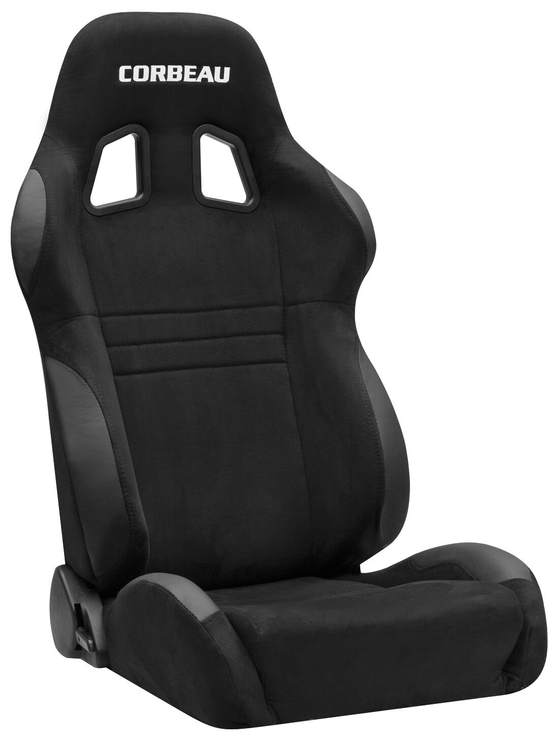 Corbeau A4 Seats - Black Microsuede