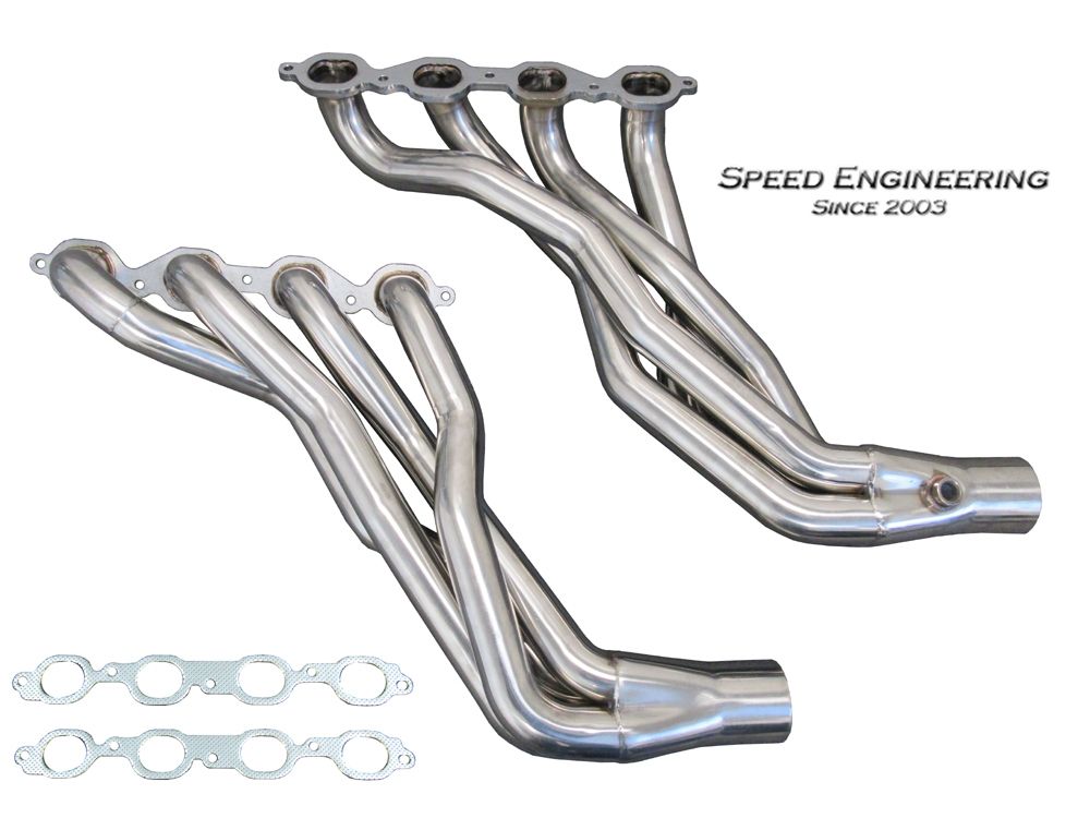2016+ Camaro V8 Speed Engineering 1 7/8" Long Tube Headers
